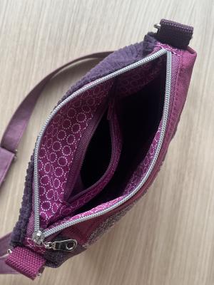 "Flickenwerk II/7" - AUBERGINE-PFLAUME